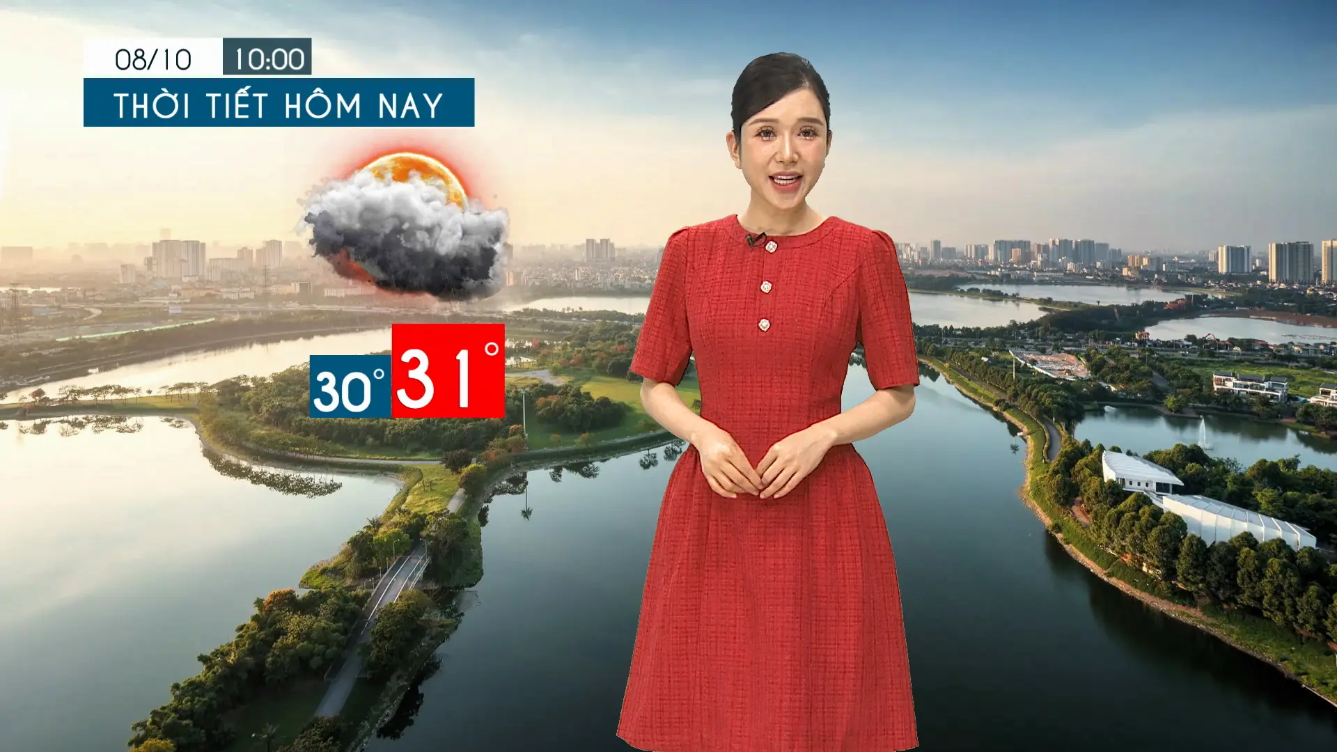 Dự báo thời tiết tối | 08/10/2025